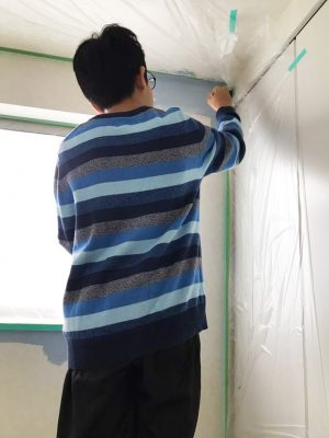 rihookumaさん邸_息子さんの部屋_FARROW&BALL_No.89_Lulworth Blue